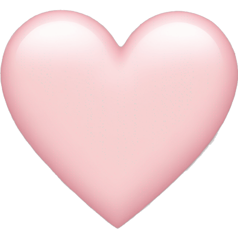 light pink heart  emoji