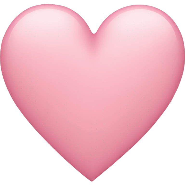 soft pink heart emoji