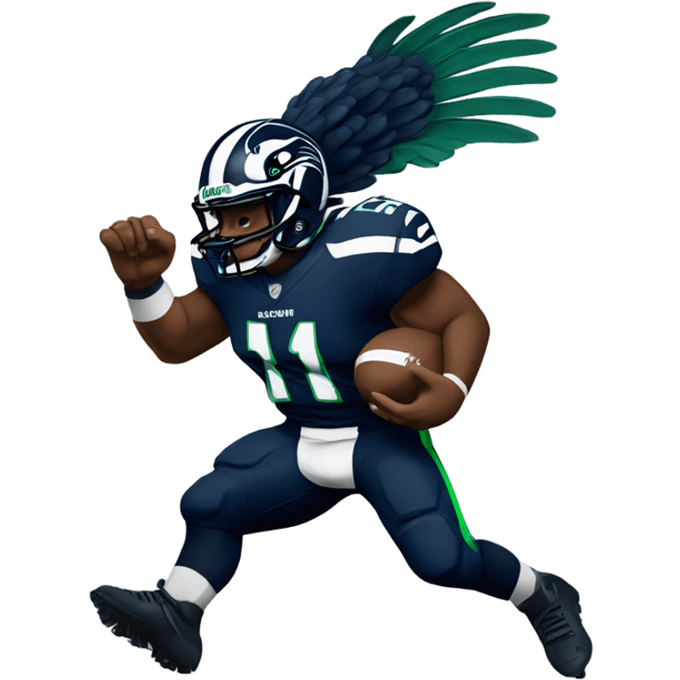 Seahawk crushing ram emoji