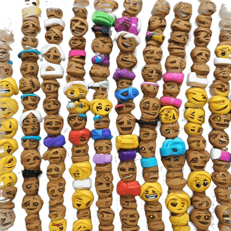 Kandi bracelets emoji