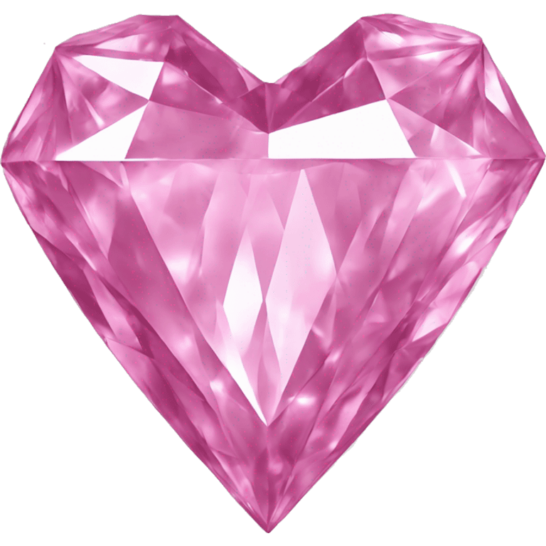 Coeur diamant rose emoji