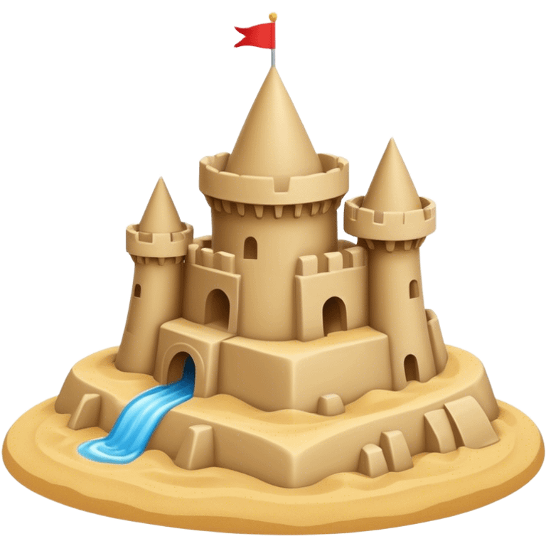 Sandcastle  emoji