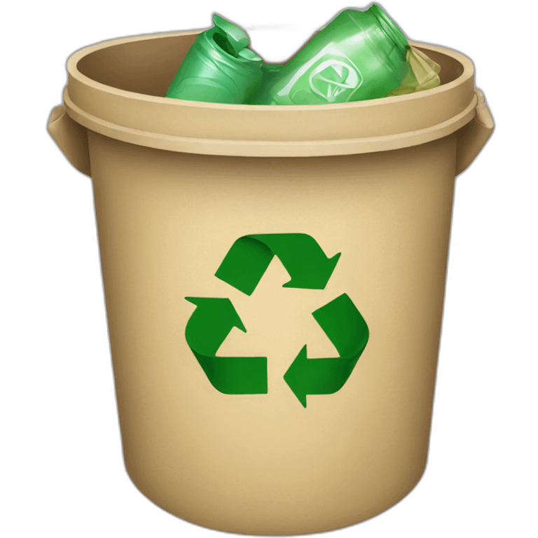 Recycling bin emoji