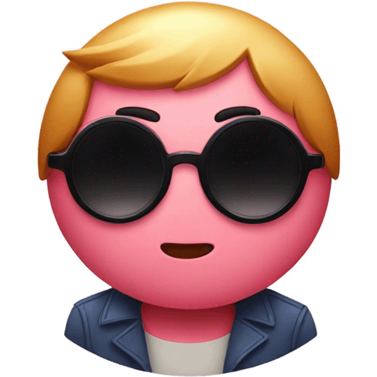 Kirby with sunglasses  emoji