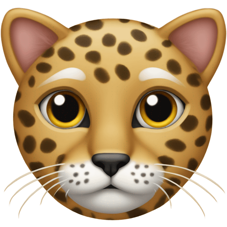 cheetah print cat emoji