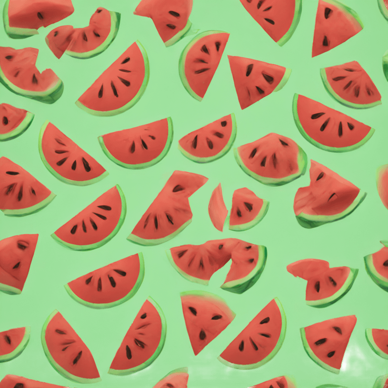 Angry watermelon  emoji