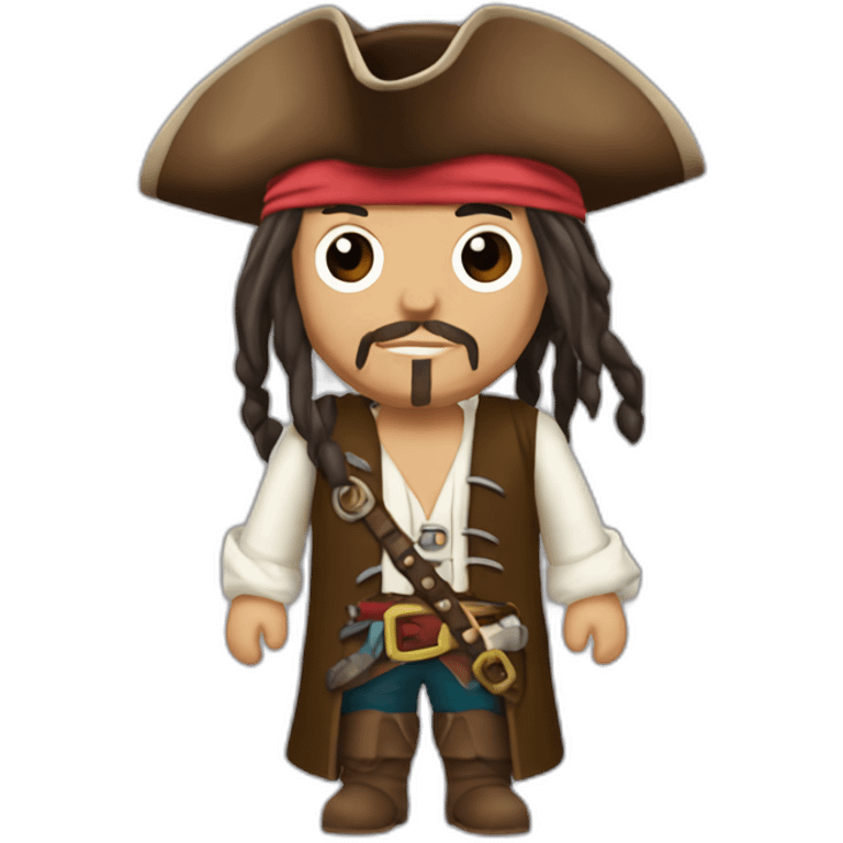 Jack sparrow qui bois du rhome emoji