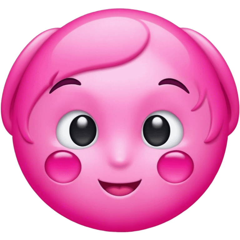 Pink emoji