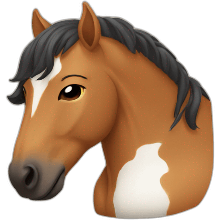 Horse is sleeping emoji