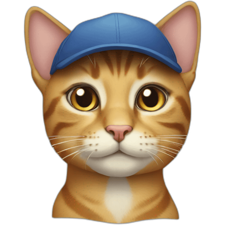 Cat with cap emoji