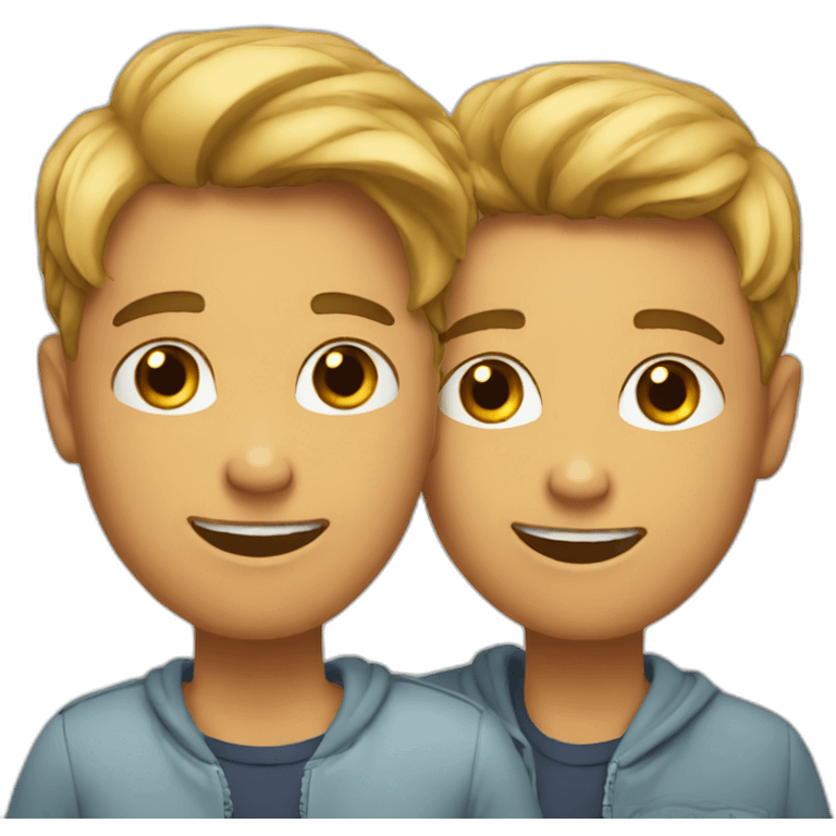 Teen gay couple emoji