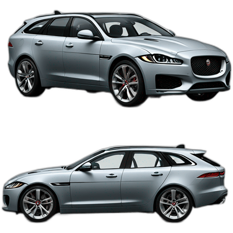 Jaguar Sportbrake 2017 grey emoji