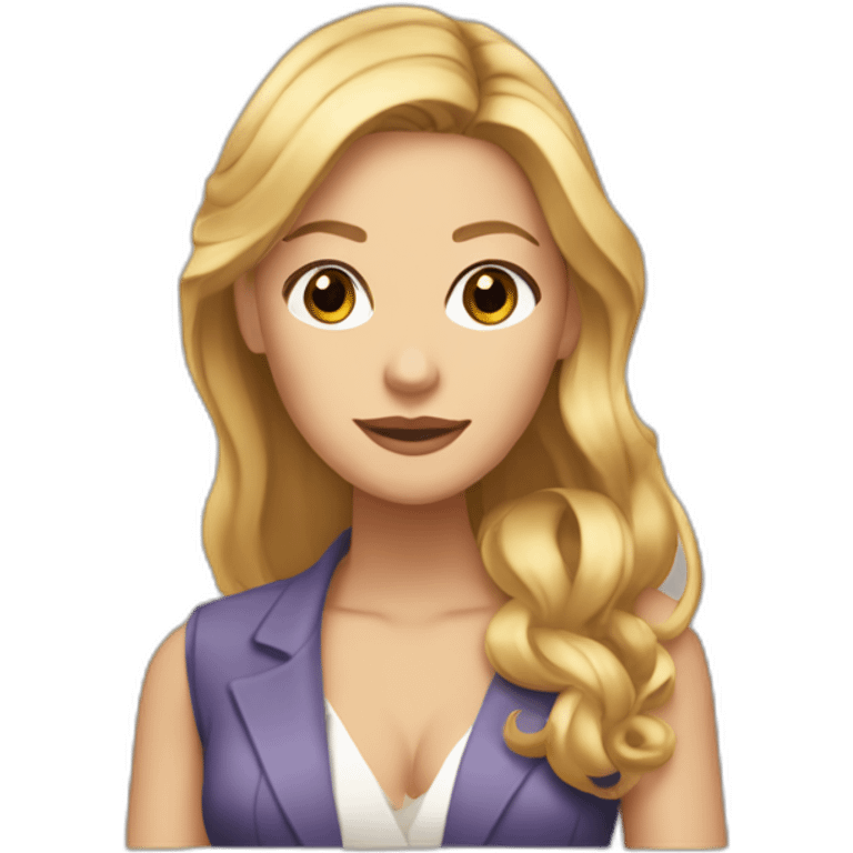 Serena van der woodsen emoji