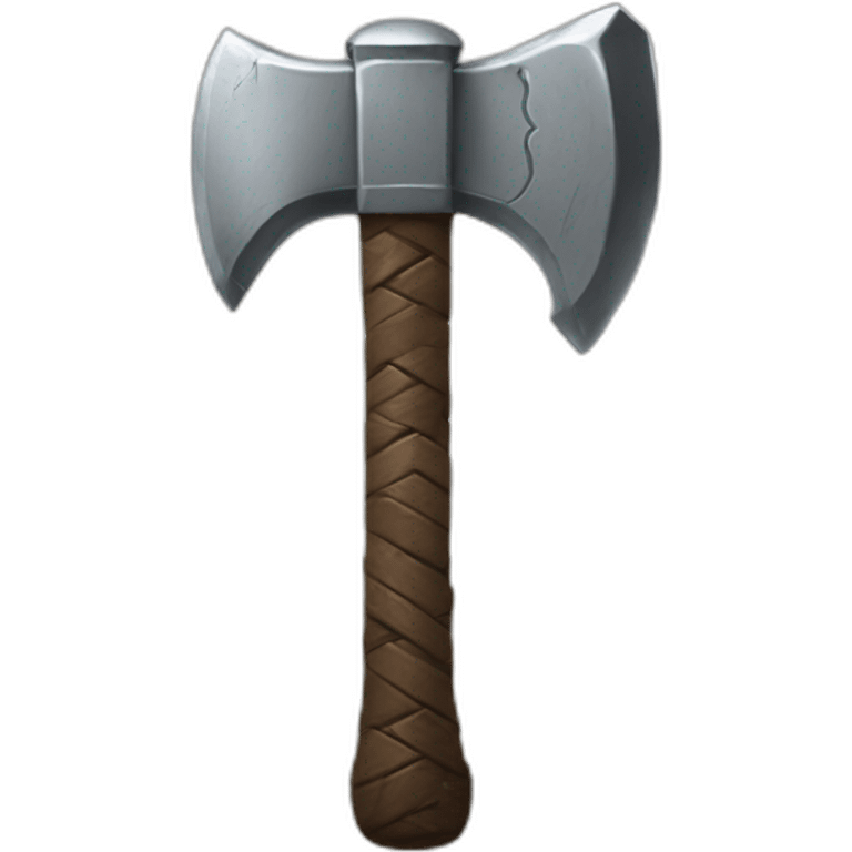 Thor's axe emoji