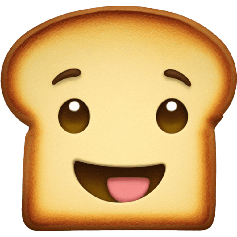 cute toast emoji