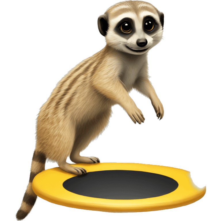 Meerkat on a trampoline  emoji