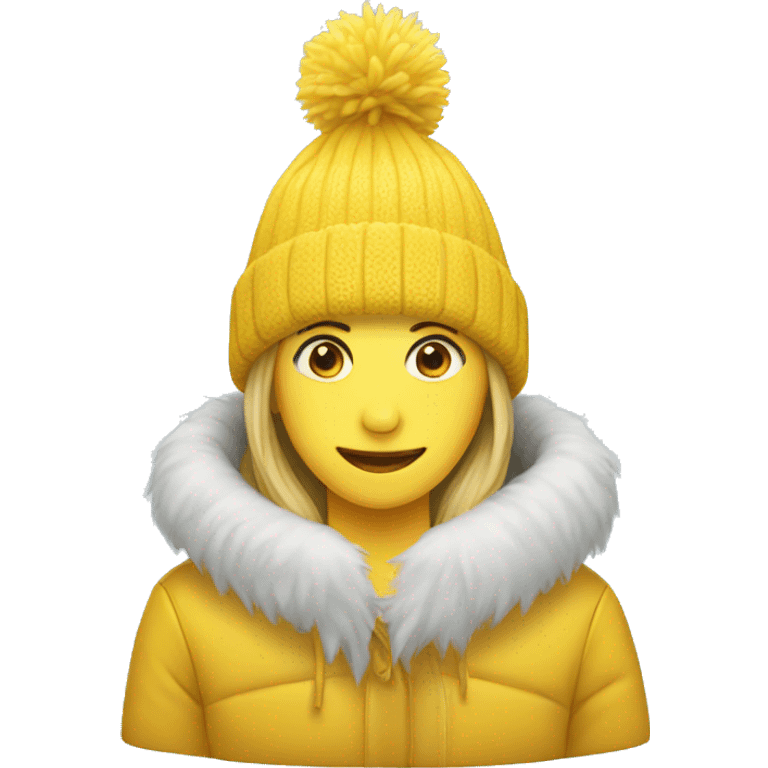 yellow winter hat emoji