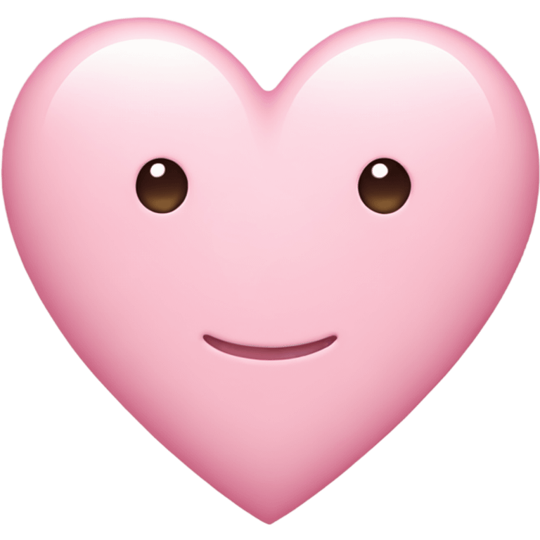 Light pink Heart  emoji