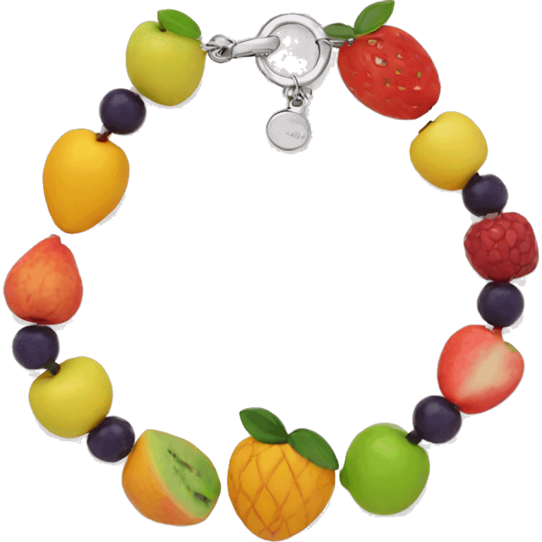 Fruit bracelet emoji