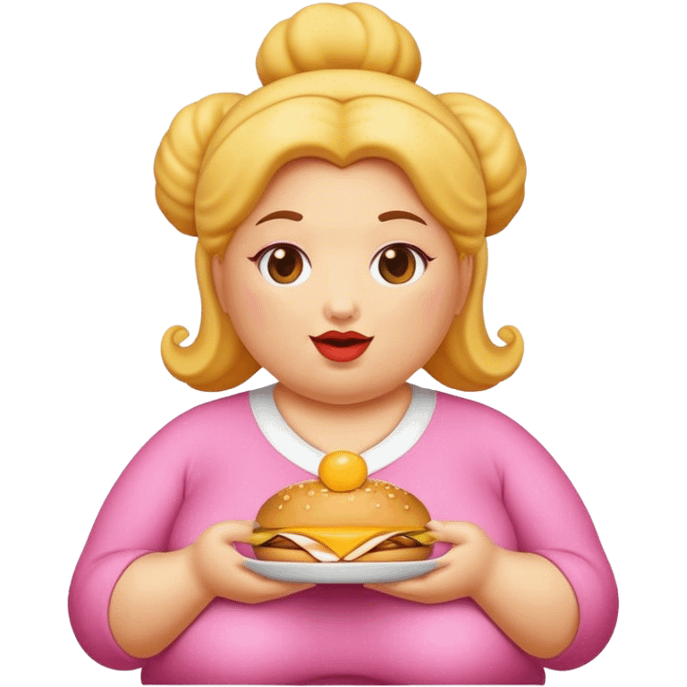 Fat Snack lady emoji