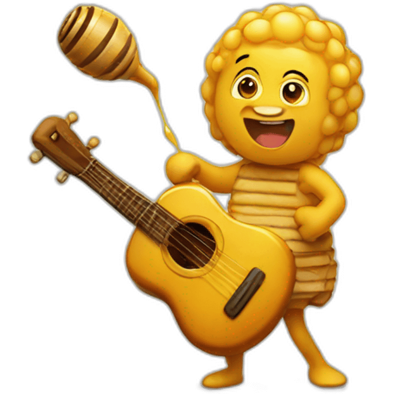 Honey sing emoji