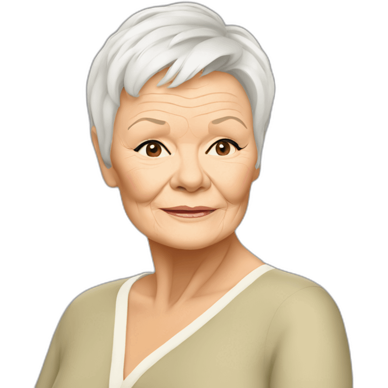 Dame Judi Dench emoji