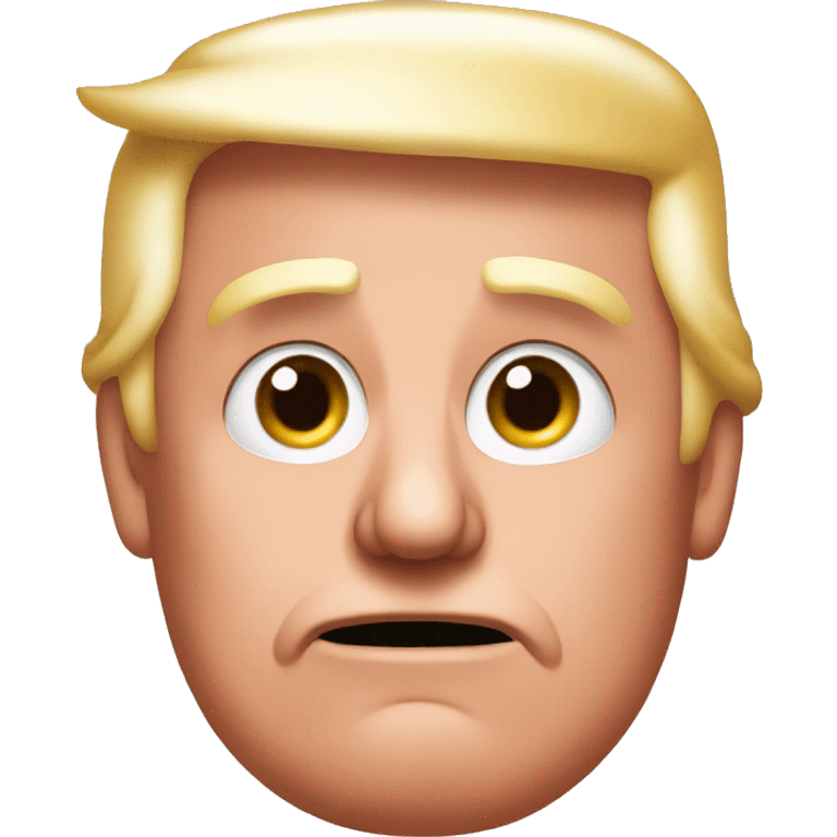 Trump with ham face emoji