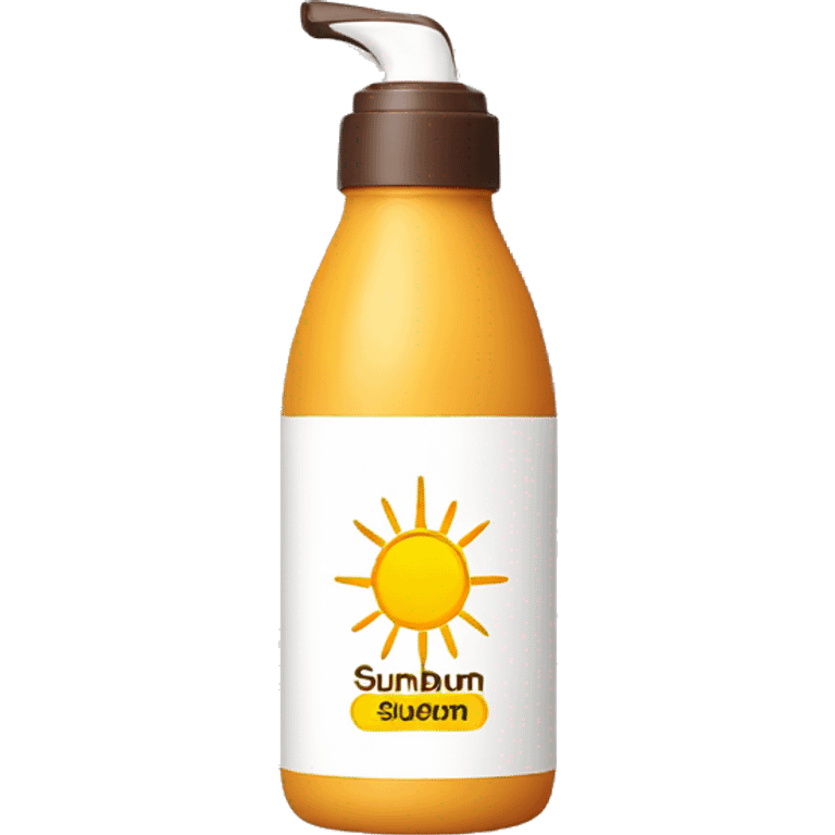 SunBum sunscreen bottle emoji