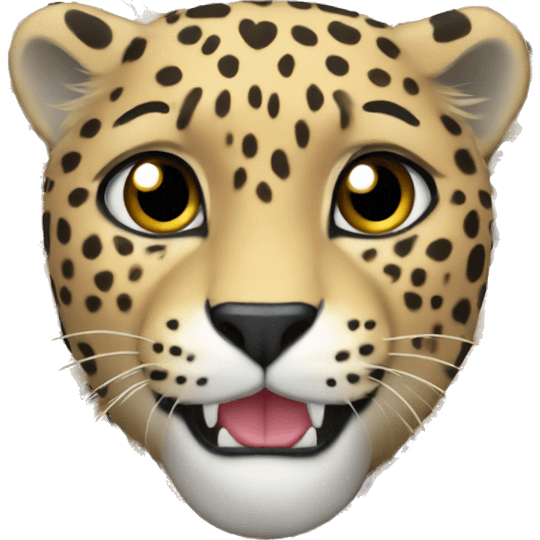 leopard heart emoji