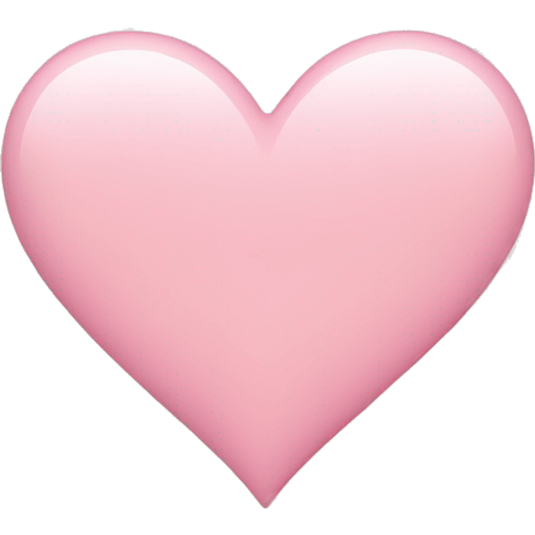 light pink heart  emoji