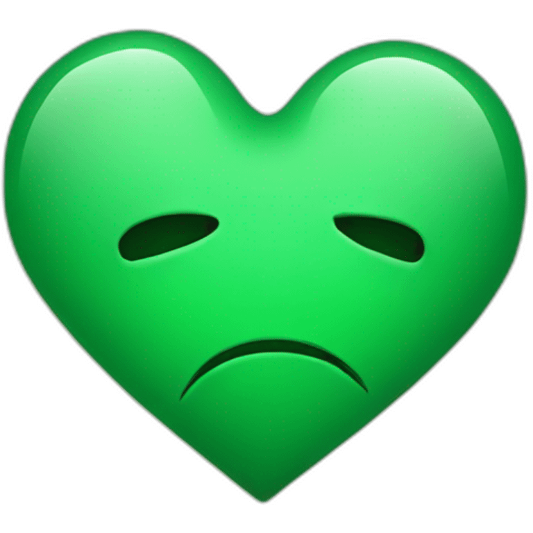 Broken Green Heart emoji