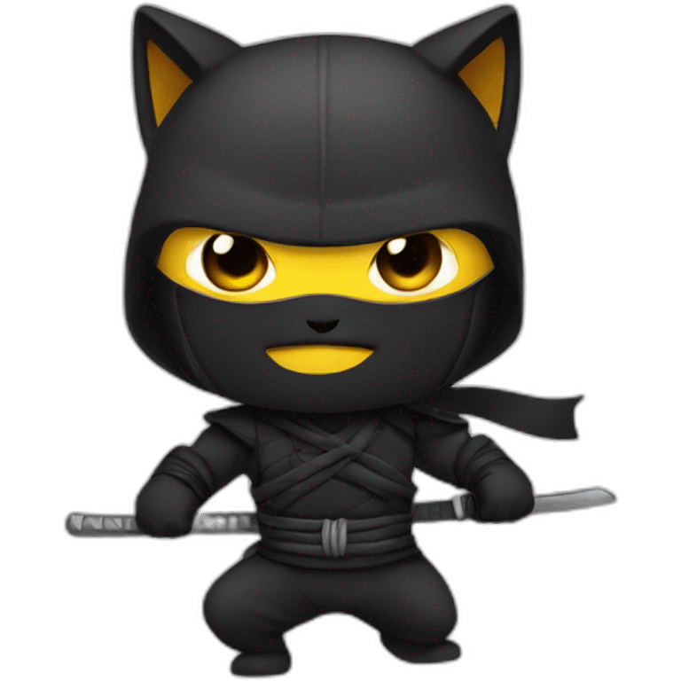 Gato ninja emoji