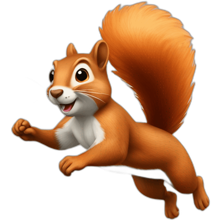 squirrel running emoji