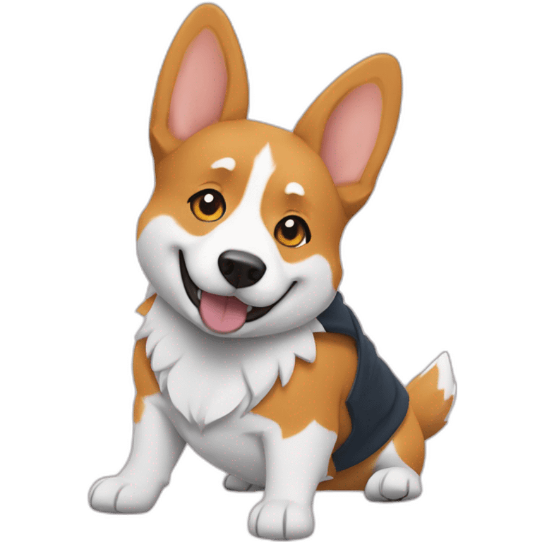 Corgi naruto emoji