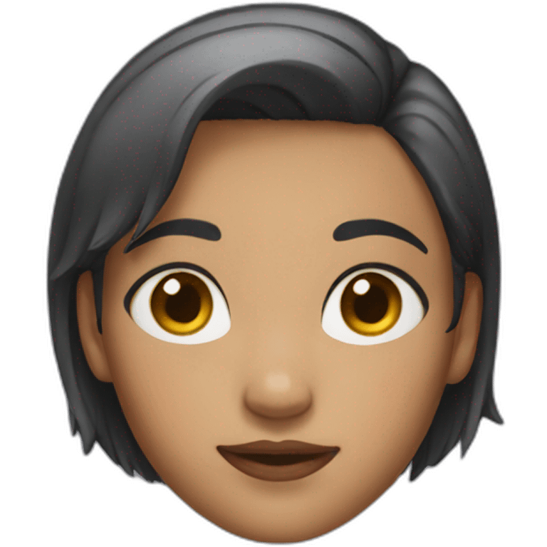 the girl with short hair emoji