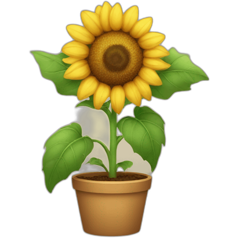 cute sunflower emoji