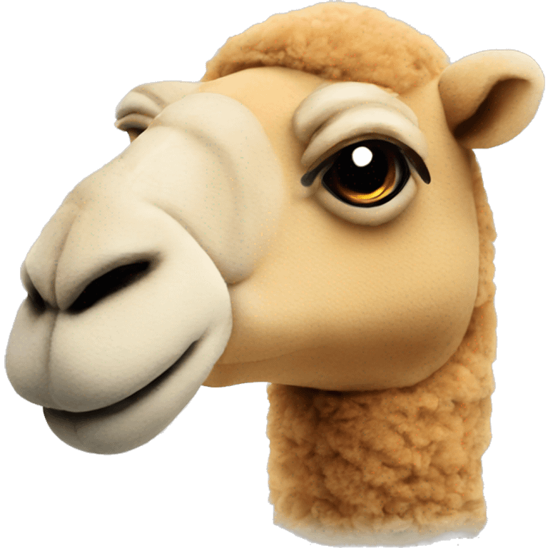 stuffed camel plush toy  emoji