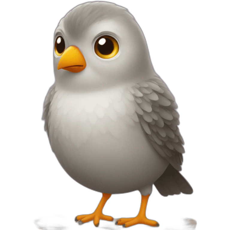 Duolingo bird super fat emoji