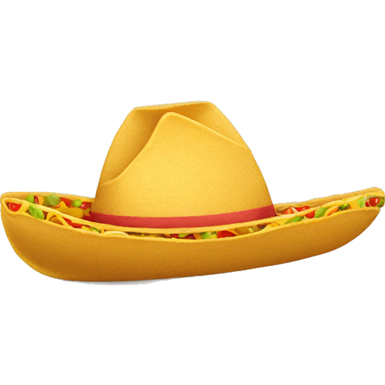 taco with cowboy hat emoji