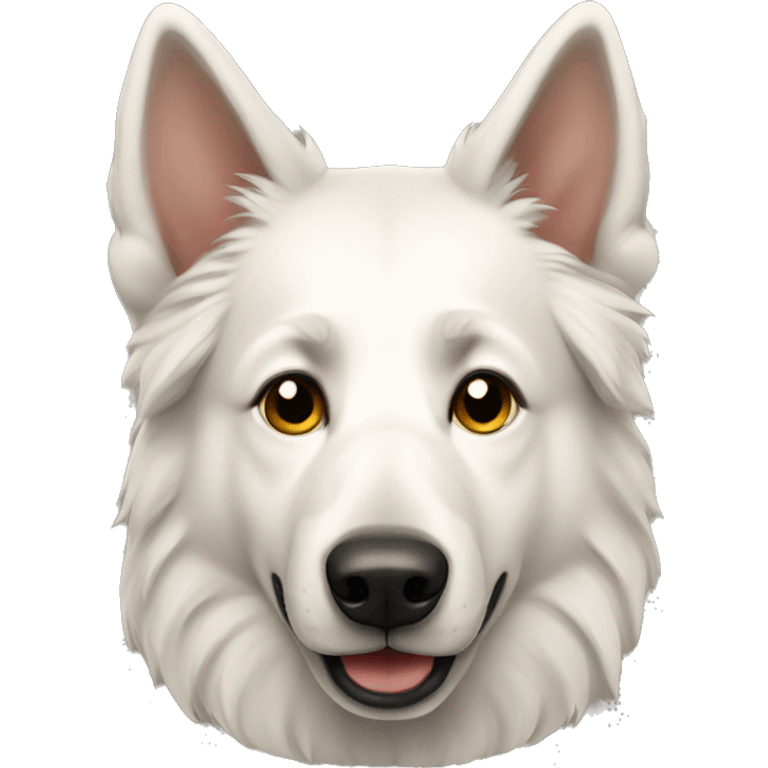 White shepherd  emoji