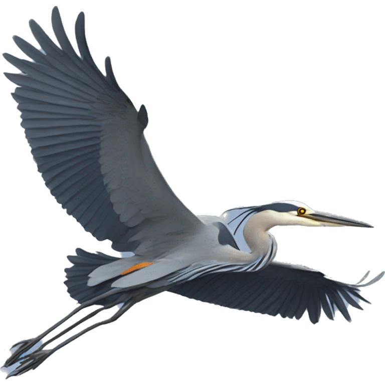 Flying Heron emoji