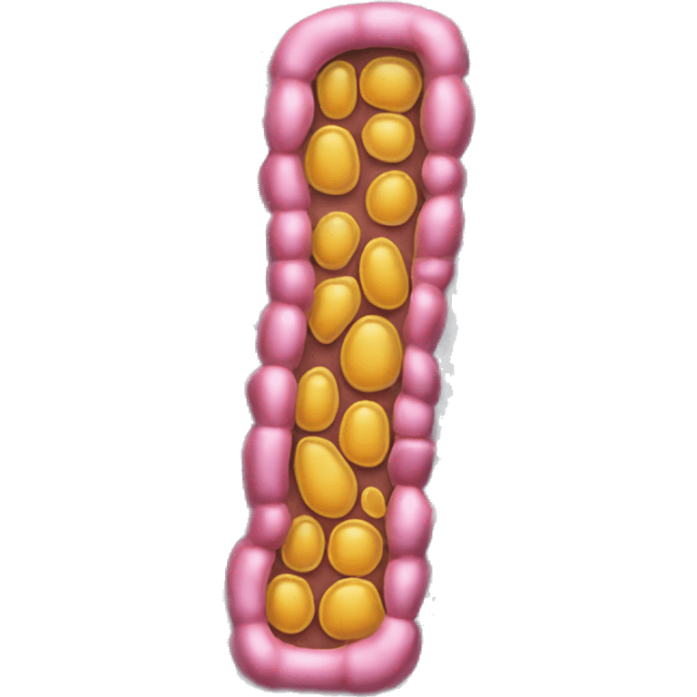 draw a cell membrane cutout from the side emoji