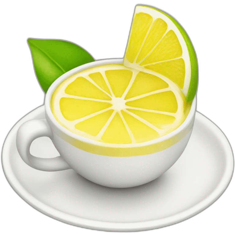 Café citron emoji