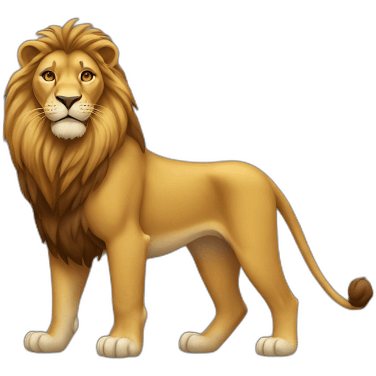 lion full body emoji