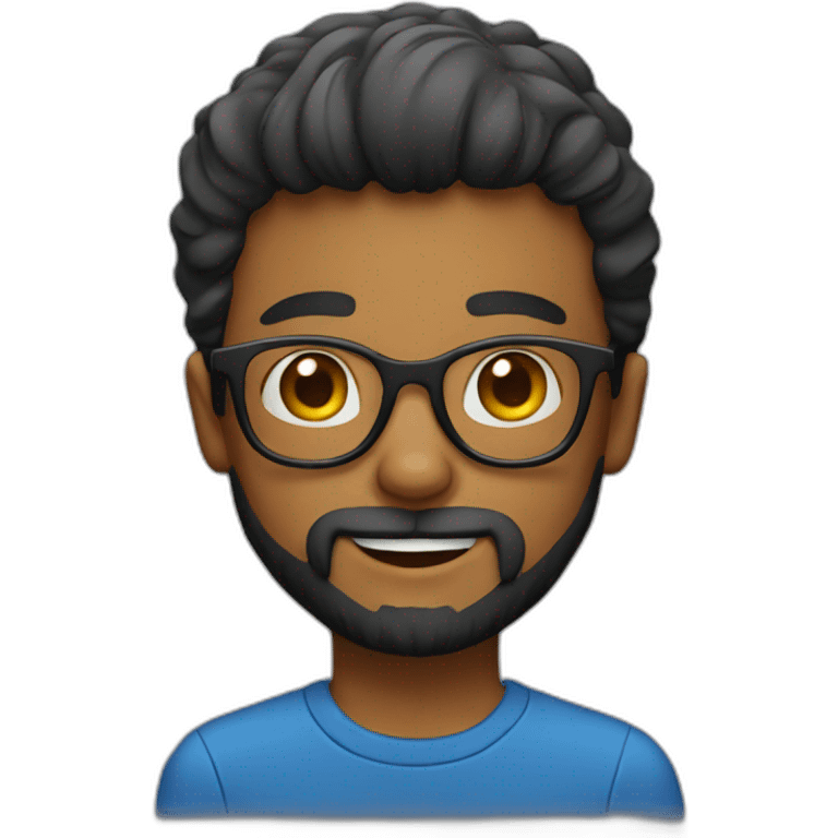 boy with beard and glasses emoji