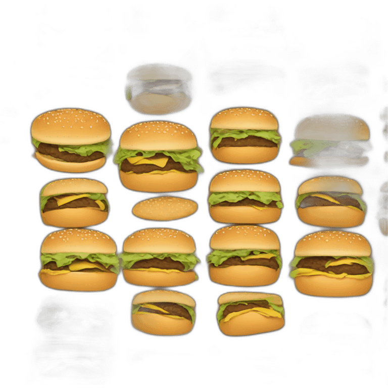 Un bigmac emoji