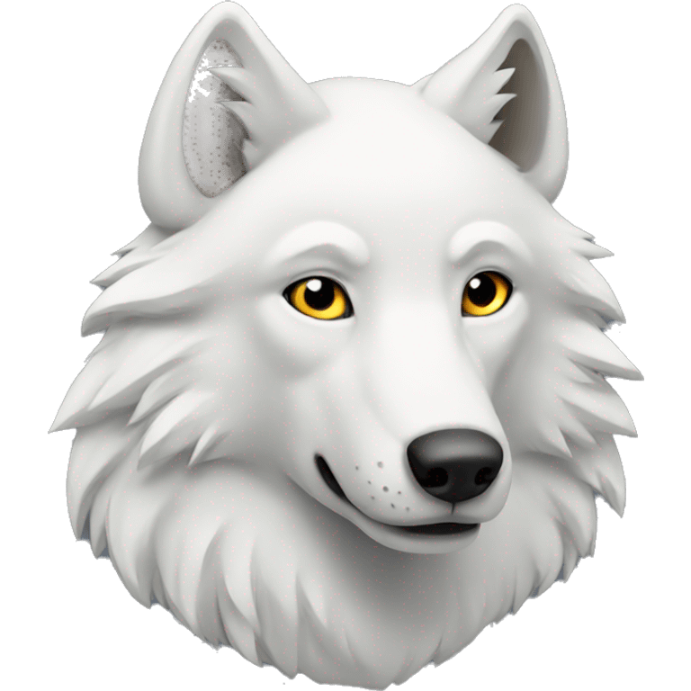 white wolf emoji