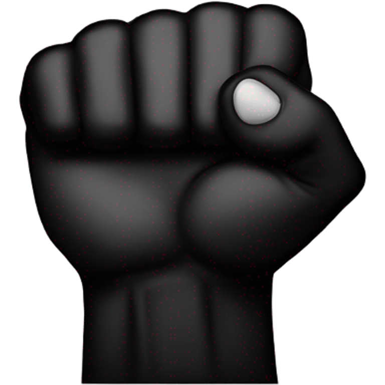 One Black fist  emoji