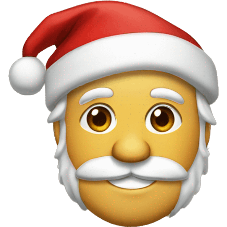 Santa hay emoji