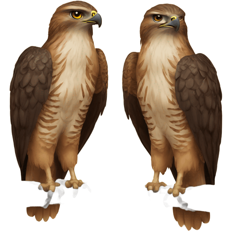 Pair of Hawks emoji